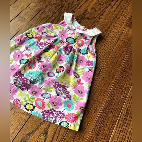 Vera Bradley Baby Girls 9-12M Sleeveless Peter Pan Collared Floral Dress - EUC! - Picture 2 of 6